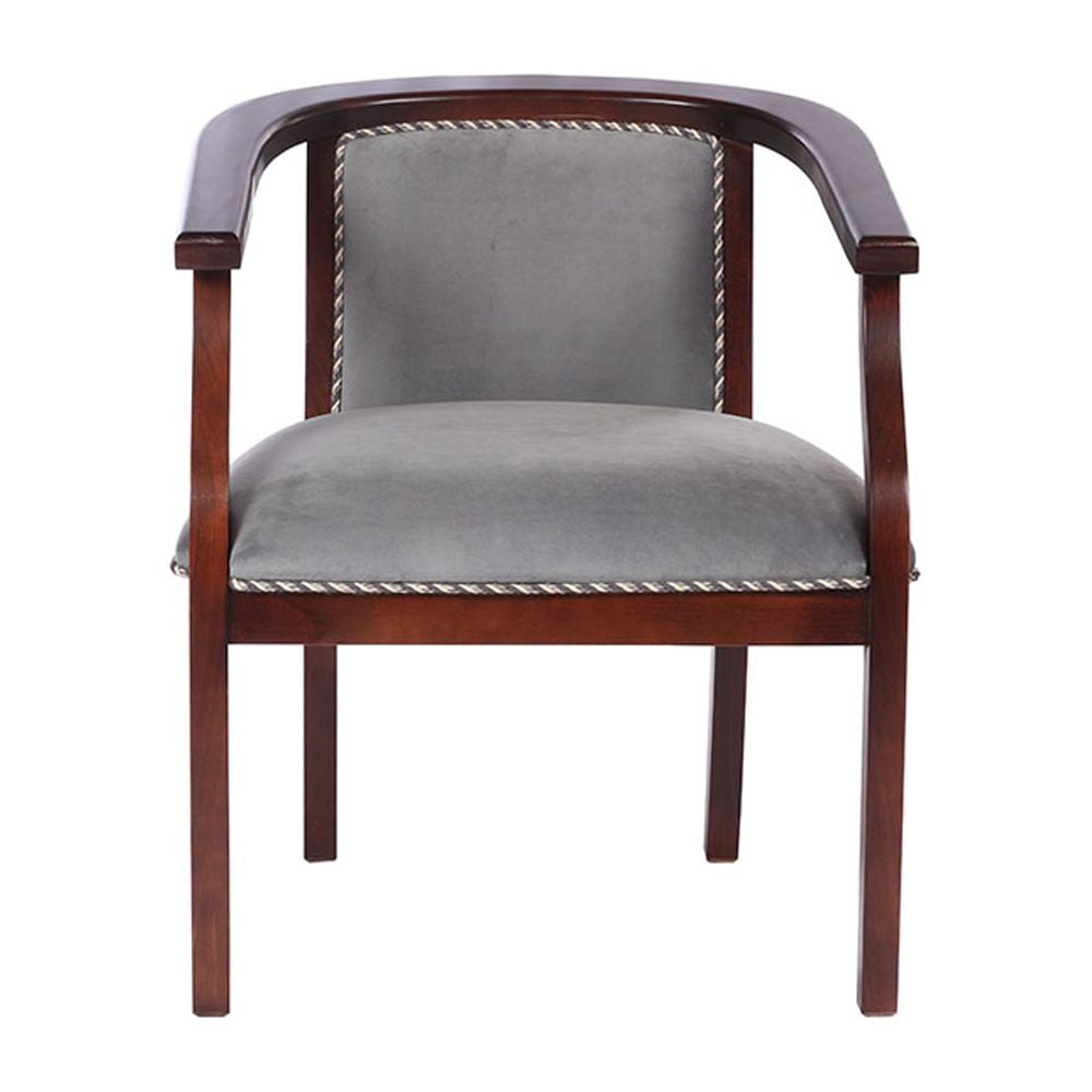 Latam Home - Sitial Stuttgart Tela Velvet Gris