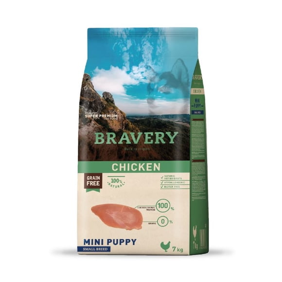 Alimento Super Premium Para Perros Cachorros Razas Pequeñas Sabor Pollo 7 kg