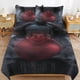 thumbnail image 1 of Pennywise Bedding Set Duvet Cover Comfortable and Lightweight Cartoon Bedding 3 Piece Bed Set, 1 of 5