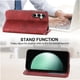 thumbnail image 2 of Funda Flip FOXDOCK para Samsung Galaxy S25 FE , Estilo Billetera con Diseño Rombo, Correa de Mano y Soporte, Uso Diario, 2 of 6