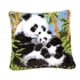 thumbnail image 3 of Kit Para Alfombra Con Aguja De Lengüeta, Bordado Artesanal, Cojín, Almohada, Estera, Panda, 3 of 5