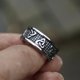 thumbnail image 3 of Anillo de Hombre Vikingo Valknut Silver Space Moda 2022, 3 of 3