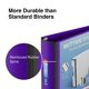 thumbnail image 5 of Binder Staples Better, 2 pulgadas, color morado, 5 of 8