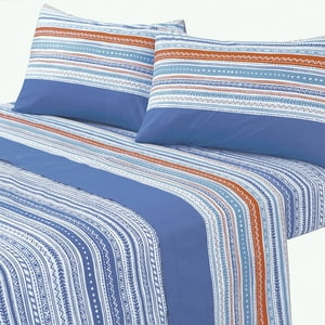 Mallorca - Juego De Sábanas T144 King Karachi Azul