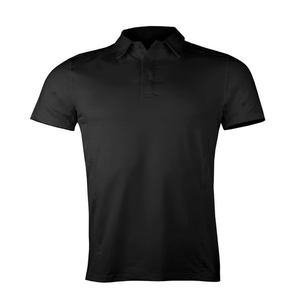Polera Dry Fit Con Cuello Manga Corta Lisa Hombre