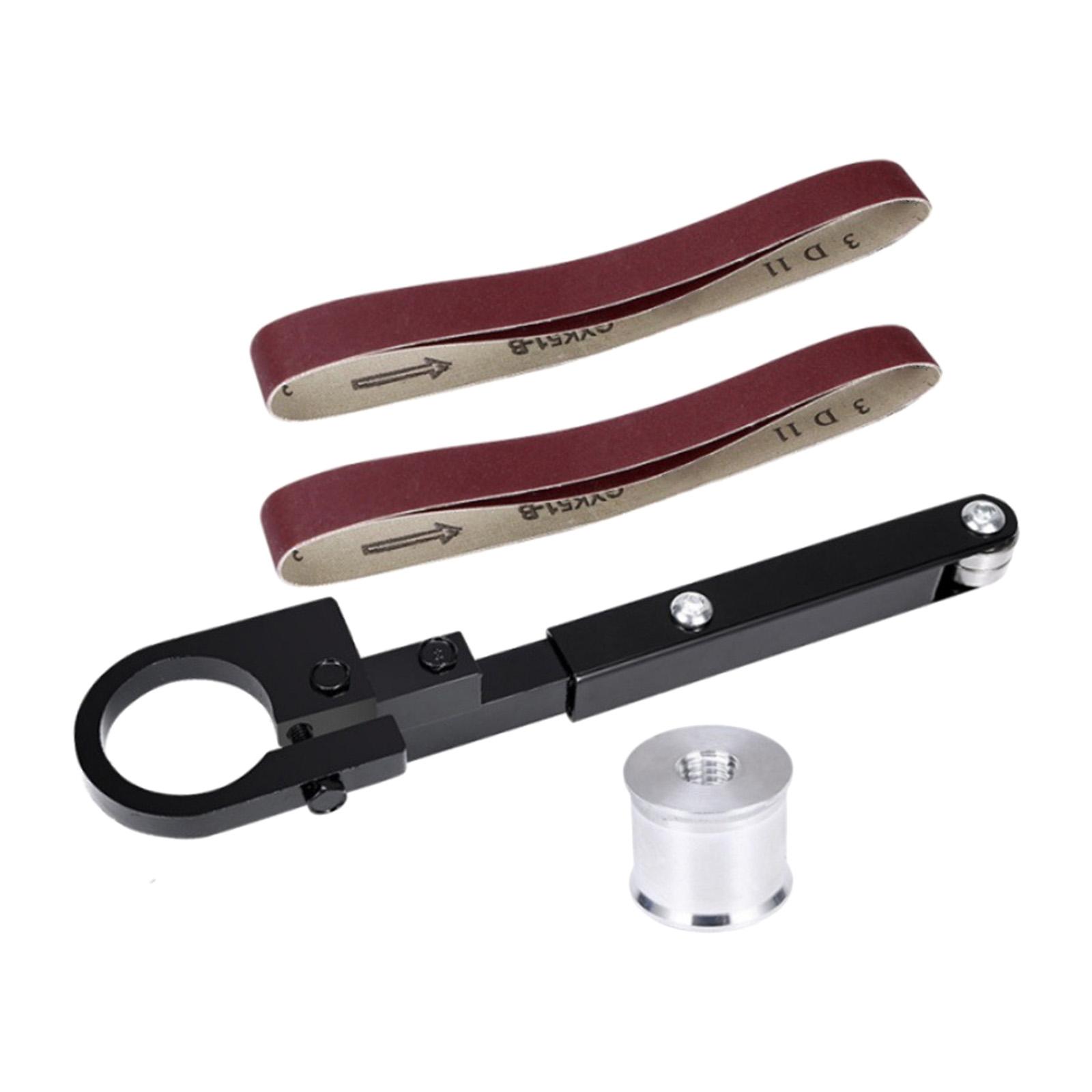 Ioensy - Adaptador De Lijadora De Banda Para Amoladora Angular, Accesorio De Lijado De Tubos Resistentes