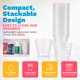 thumbnail image 2 of Vasos Medidores de Plástico Transparente MEDca (1 oz / 29,57 ml) - Paquete de 5000, Vasos Graduados Desechables con Medidas para Medicamentos, Manualidades, Enjuague Bucal y Más, 2 of 9