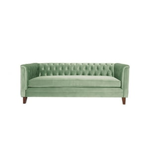 Barra Design - Sofá Victoria 3C Felpa Verde