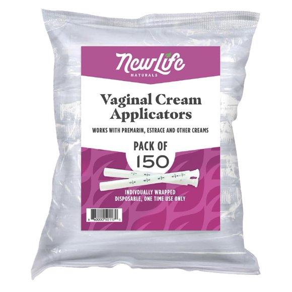 Aplicadores de crema vaginal de plástico desechables, paquete de 150