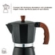 thumbnail image 5 of Cafetera Moka Italiana Aluminio 6 Pocillos 300 ml Home Logics 1 un, 5 of 6