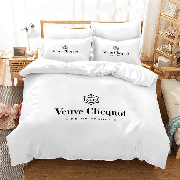 x699 Bed SheetsPrinted -piece Set (without Pillow and Comforter) Veuce&clicquot Bed Linen Sets Twin Size Bedding Duvet Cover Home 3-Piece Bedding Set (1 Duvet Cover + 2 Pillow Shams) nj699