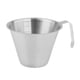 thumbnail image 1 of Taza medidora de café de acero inoxidable, taza para verter, tazas de café expreso con asa, mini taza medidora para utensilios de cocina, restaurante, 250ml, 1 of 5