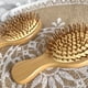 thumbnail image 3 of Peine de madera con cerdas de madera, cepillo para desenredar y peinar el cabello de las mujeres., 3 of 5