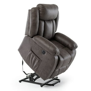 Daniels - Berger Reclinable Eléctrico Con Masaje + Calentador Livorno Café Km8822Mbr