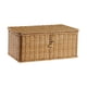 thumbnail image 3 of Canasta de almacenamiento con tapa Organizador doméstico de almacenamiento Rectangular para la mesa de la sala de estar Pantelera de baño de cocina de 29CMX21CMX15CM, 3 of 5