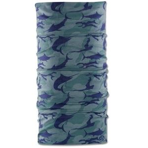 Flying Fisherman - Bandana Marlin Camo Azul Celeste Pez Espada