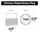 thumbnail image 4 of Accesorio de tubería SUPPLYGIANT 3/8" latón cromado, 4 of 6