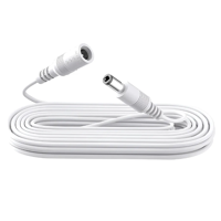 Genérica - 5M Cables De Extensión De Alimentación ,12V Dc 5.5X2.1Mm
