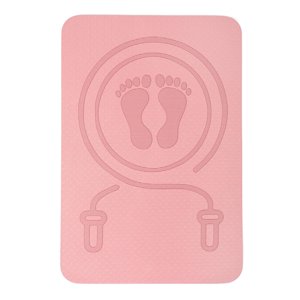 Ioensy - Estera De Cuerda Para Saltar, Estera Antideslizante Para Ejercicios Físicos, Para Interior Y Exterior, Gimnasio En Casa, Azul, 0,6 De Grosor