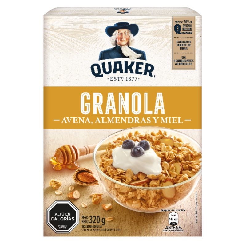 Granola Miel Almendra 320 g Quaker