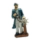 thumbnail image 3 of Escultura De Marinero De Resina, Centro De Mesa, Estatua De Pescador Con Timón, 3 of 5