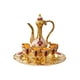 thumbnail image 1 of Juego De Licor Para Vino Dispensador Copa De Vino Bandeja Para Servir Vasos Oro Rojo Rosa, 1 of 5