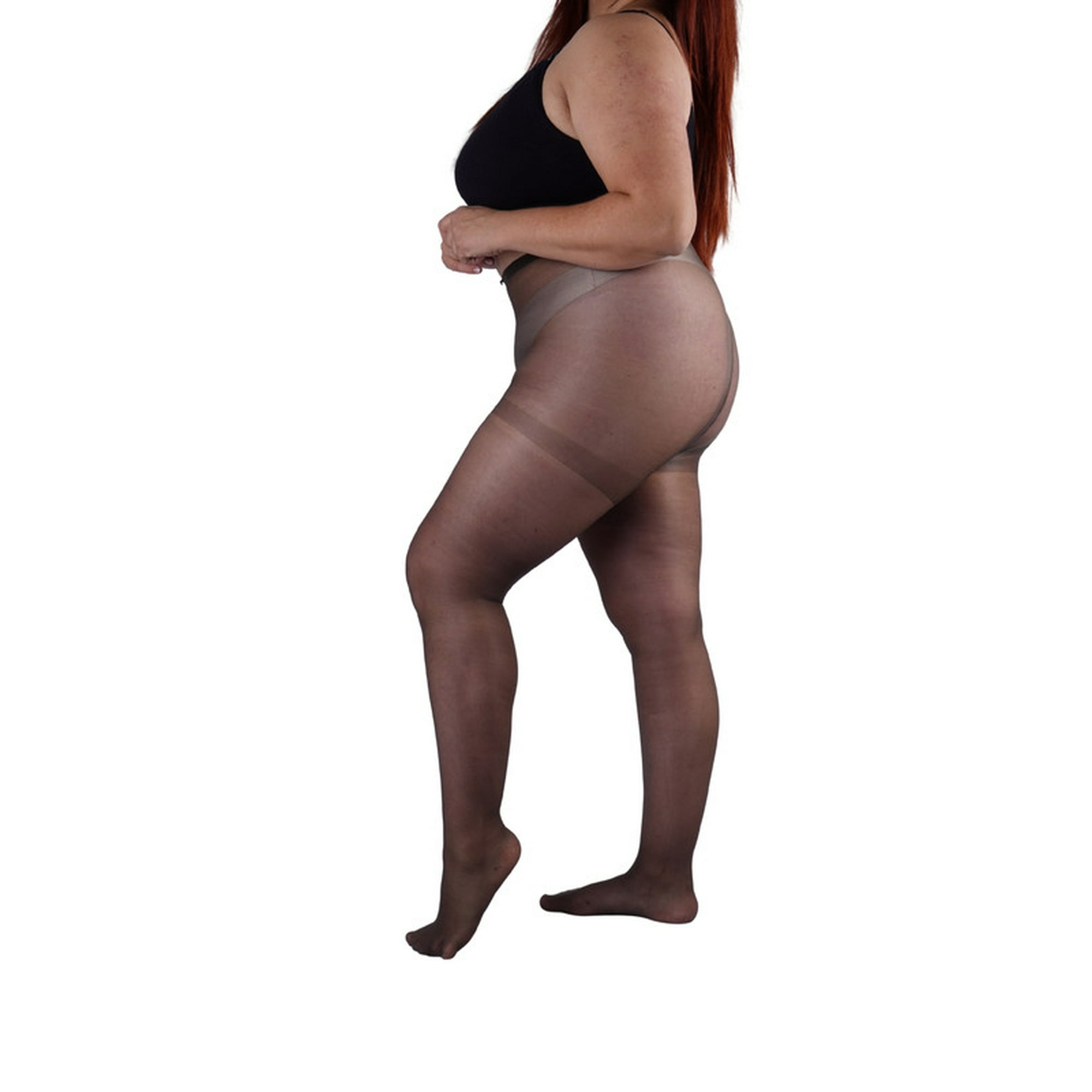 Ingesa - Panty Elasticada 20 Denier Talla Especial Xxl Grafito