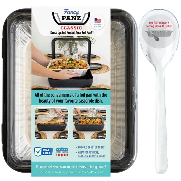 Bandeja para servir comida Fancy Panz Classic con tapa y cuchara