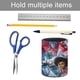 thumbnail image 5 of Transformers EarthSpark-theme Cylinder Pen Holder Pencil Organizer with Flannel Lining PVC Leather Material Cardboard Base for study work 10*8CM, 5 of 6