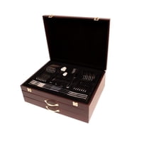 Juego 151 Pzs Cubertería Estuche Madera Wolfen