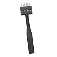 Magideal - Herramienta De Costura De Cuero De Cuero Punch Herramienta De Costura De Cuero Multipropósito Múltiple Herramienta De Puñetazo De Agujero Redondo Para 6 Diente