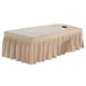 thumbnail image 5 of Falda De Mesa De Masaje Cubierta De Cama De Belleza Hoja De Cenefa Camel, 5 of 5