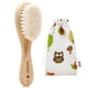 thumbnail image 1 of Cepillo de pelo Haakaa, cepillo de madera para bebés, cerdas de lana suave, 1 of 6