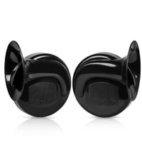 Xusx111 - Cuerno De Tren Para Camión 2Pcs 12V Cuerno De Aire Para Coche Caracol Cuerno De Aire Eléctrico Barco Marino Fuerte Kit De Alarma Barco Motocicleta Cuerno De Coche De Doble Tono Señal Fuerte