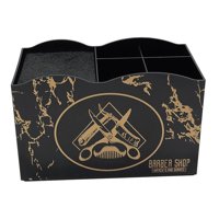 Magideal - Caja De Almacenamiento De Herramientas De Peluquería, Tijeras De Escritorio, Peines, Organizador Cosmético Para Peluquería, Peluquero De Mascotas, - Negro