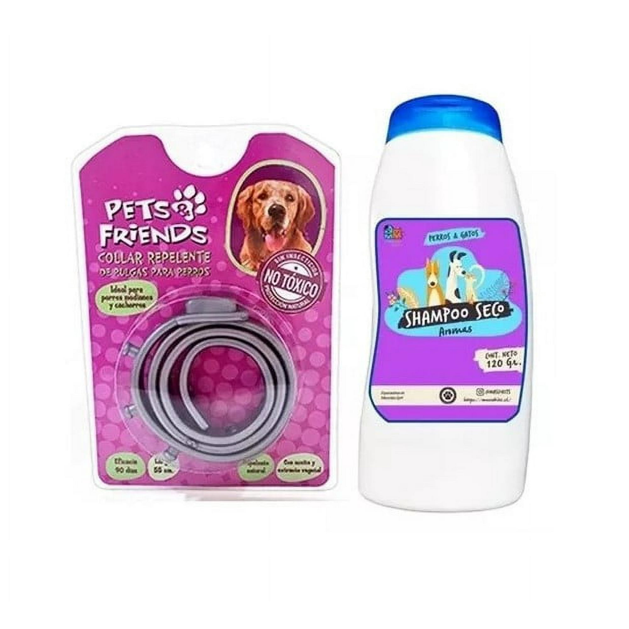 Mascokits - Mini Kit Para Perro Collar Antipulgas + Shampoo Fruitilicious