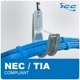 thumbnail image 2 of Ganchos ICC Batwing J de 2” para Gestión de Cables en Acero Galvanizado, 2 of 10