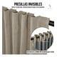 thumbnail image 4 of Cortina 100% Blackout 2 Paños 160x108 Lino Termica Roller Az Beige beige, 4 of 10