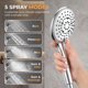 thumbnail image 2 of FEELSO Shower Head with Handheld, High Pressure Hand Held Showerhead, 2 of 3