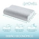 thumbnail image 3 of Almohada Cervical Viscoelástica Flex Memoria Dormir Descanso, 3 of 10