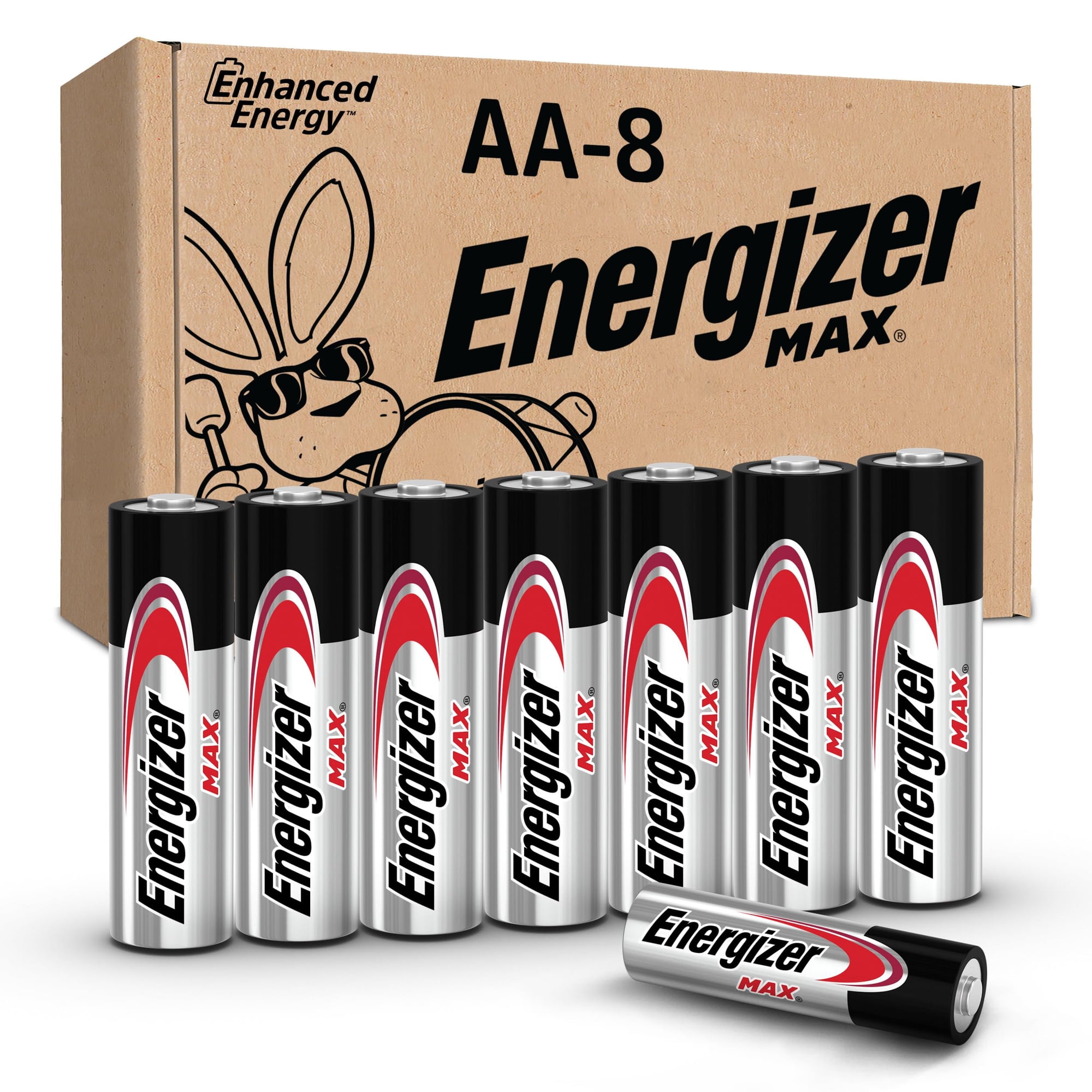 Batería Energizer Max Aa Alcalina De 1,5 V, Paquete De 8