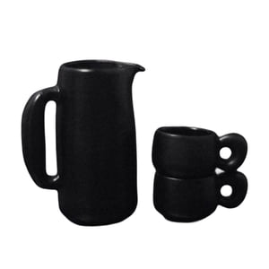 Bothyi - Juego De Té De Casa De Muñecas En Miniatura Para Casa De Muñecas A Escala 1:12 Accesorio De Juguete Creativo Negro