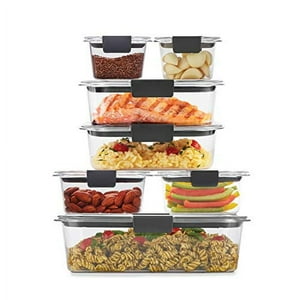 Recipientes Rubbermaid Brilliance Para Almacenar Alimentos