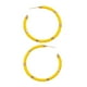 thumbnail image 2 of Pendientes De Aro En Forma De C Redondos De Cerámica Blanda Bohemios Para Ni?as Y Adolescentes Amarillo, 2 of 5