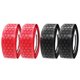 thumbnail image 1 of 2 Pares De Cintas De Envoltura De Agarre De Palo De Golf Pu Cuero Rojo Y Negro, 1 of 5