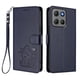 thumbnail image 1 of Motorola MOTO G15/G15 Power Funda Billetera de Gato, Azul, 1 of 6