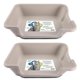 thumbnail image 1 of Caja de arena NE14pets 57x47x15 cm, paquete de 2, gris Misty, 1 of 9