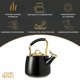 thumbnail image 2 of Tetera Silbadora Thyme Table Acero Inoxidable 1.8L Negra, 2 of 3