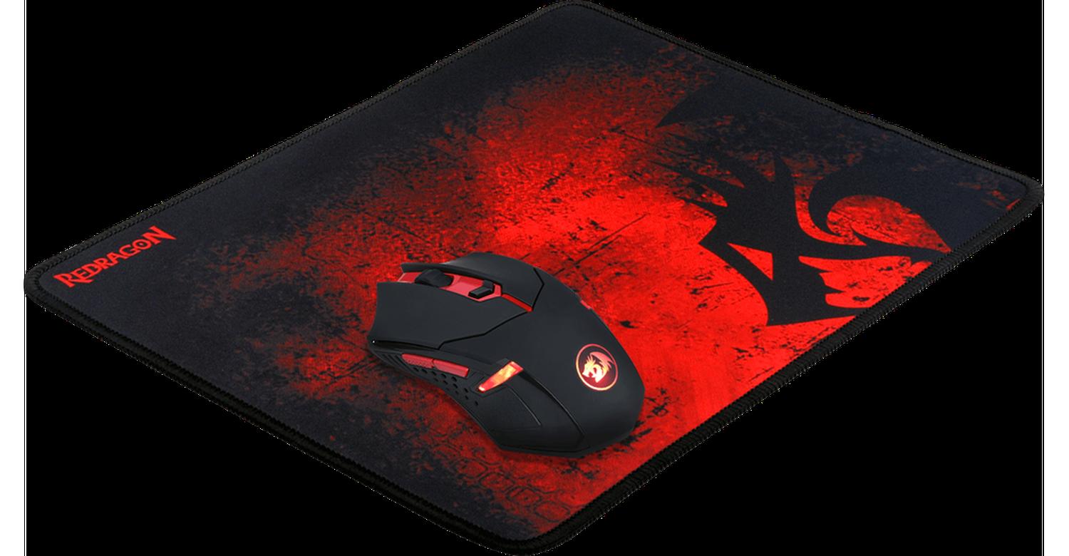 Combo Mouse Inalamabrico + Pad Mouse M601Wl-Ba Redragon Negro Tamaño Único