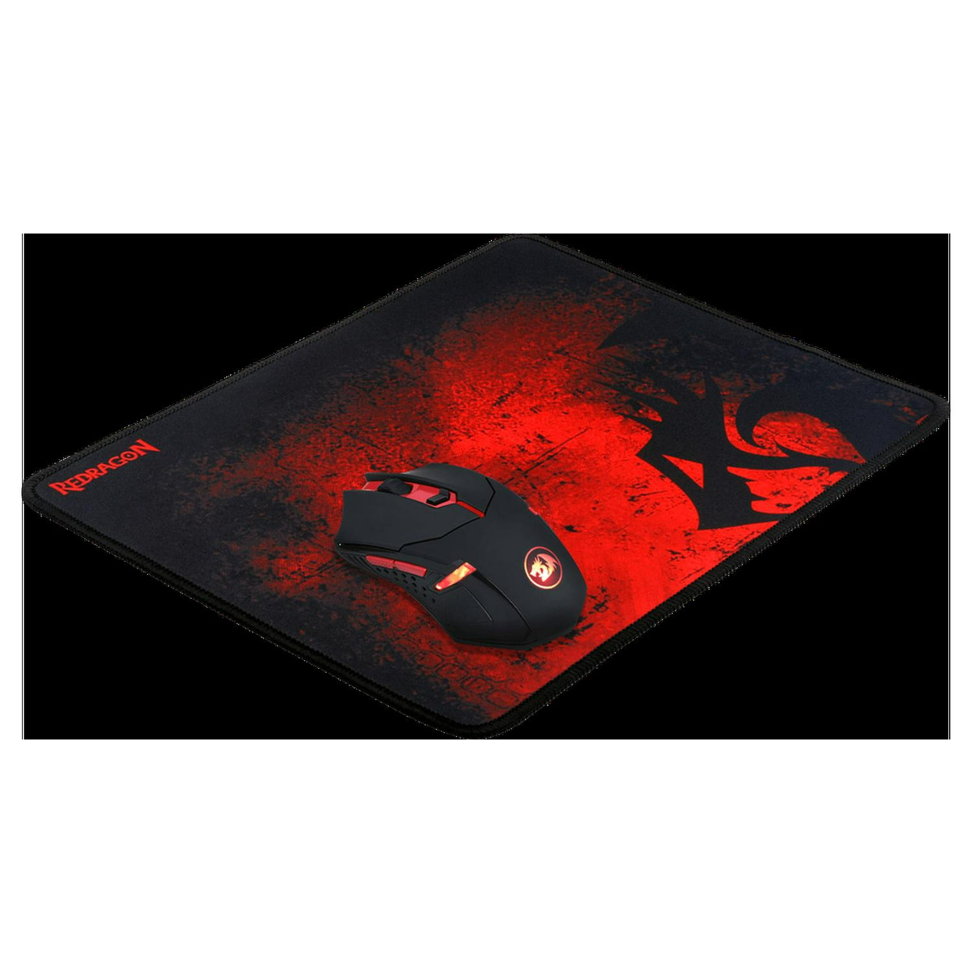 Combo Mouse Inalamabrico + Pad Mouse M601wl-ba Redragon Negro Tamaño Único